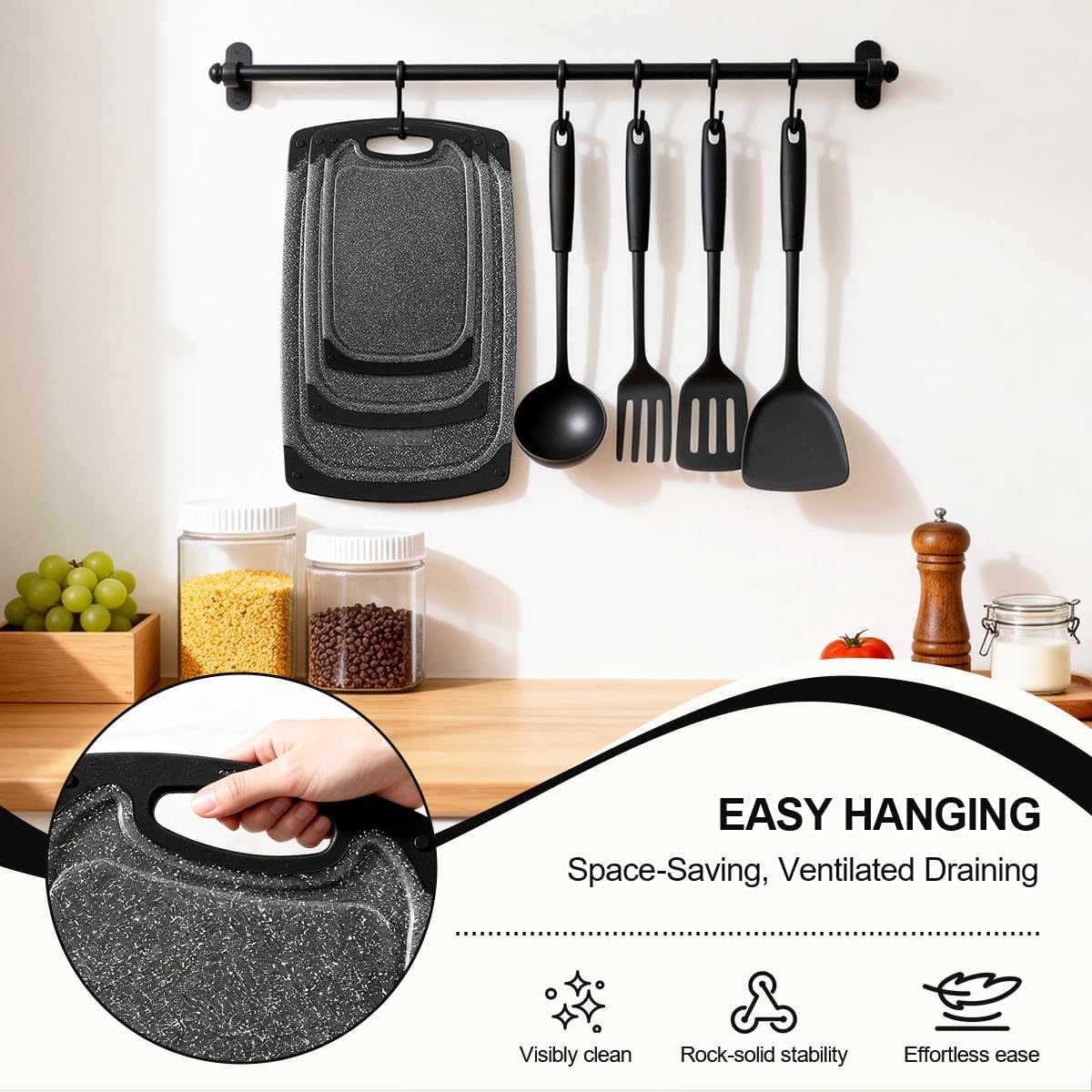 Plastic Cutting Boards Set of 3