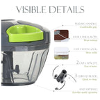 Portable Hand Pull String Garlic Mincer Onion Cutter for Veggies