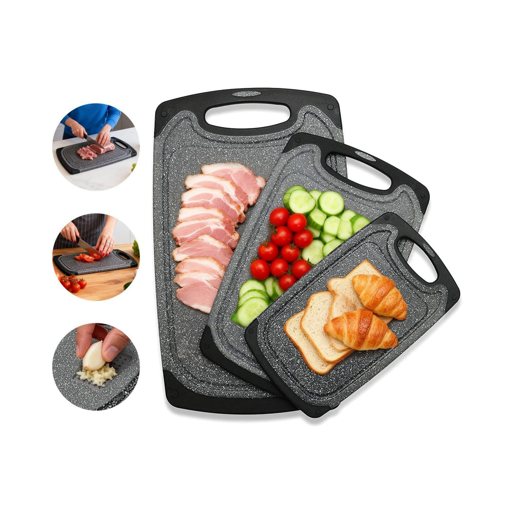 Plastic Cutting Boards Set of 3