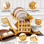 3 Tier Collapsible Dish Rack